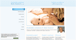 Desktop Screenshot of ginekolog-tatalovic.si